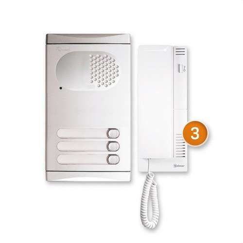 Kit portero automático para 3 viviendas Golmar 4130/AL con referencia 11284130B de la marca GOLMAR