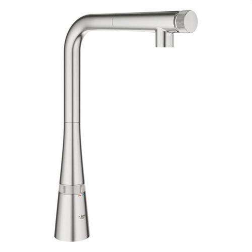 Aixeta de cuina monocomandament Zedra SmartControl crom amb referència 31593DC2 de la marca GROHE