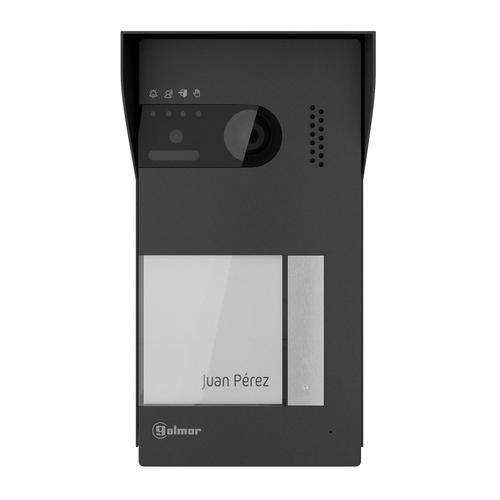 Placa de vídeo d'1 polsador Golmar SOUL/1 amb referència 12225401 de la marca GOLMAR