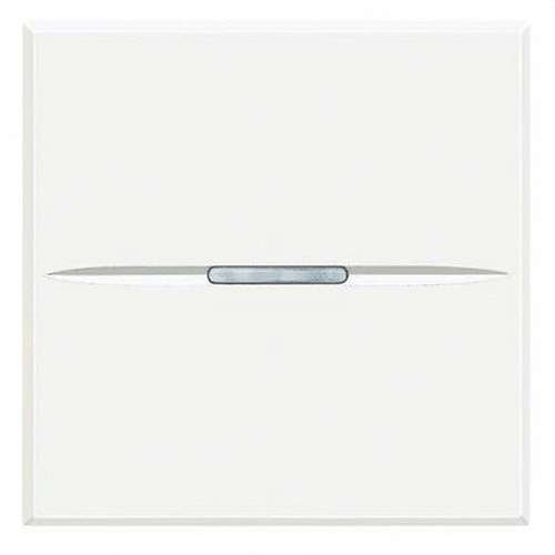 Interruptor axial iluminable de 2 módulos blanco Axolute con referencia HD4001M2AN de la marca BTICINO