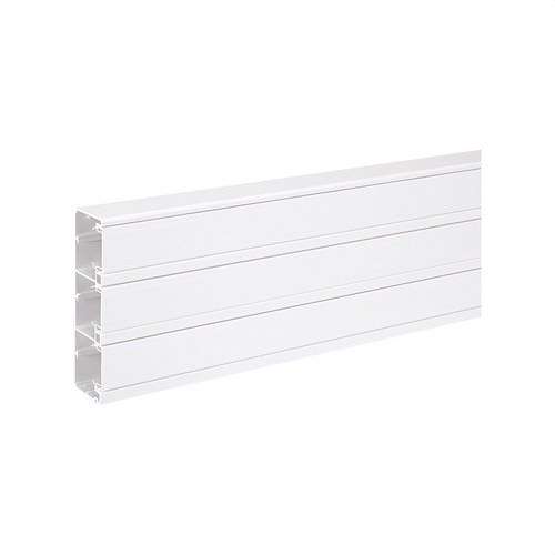 Canal PVC de 2m 185x55mm amb 3 compartiments per a funcions K45 color blanc amb referència TK12143/9 de la marca SIMON
