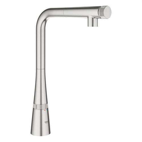 Grifo de cocina monomando Zedra SmartControl cromo con referencia 31593DC2 de la marca GROHE