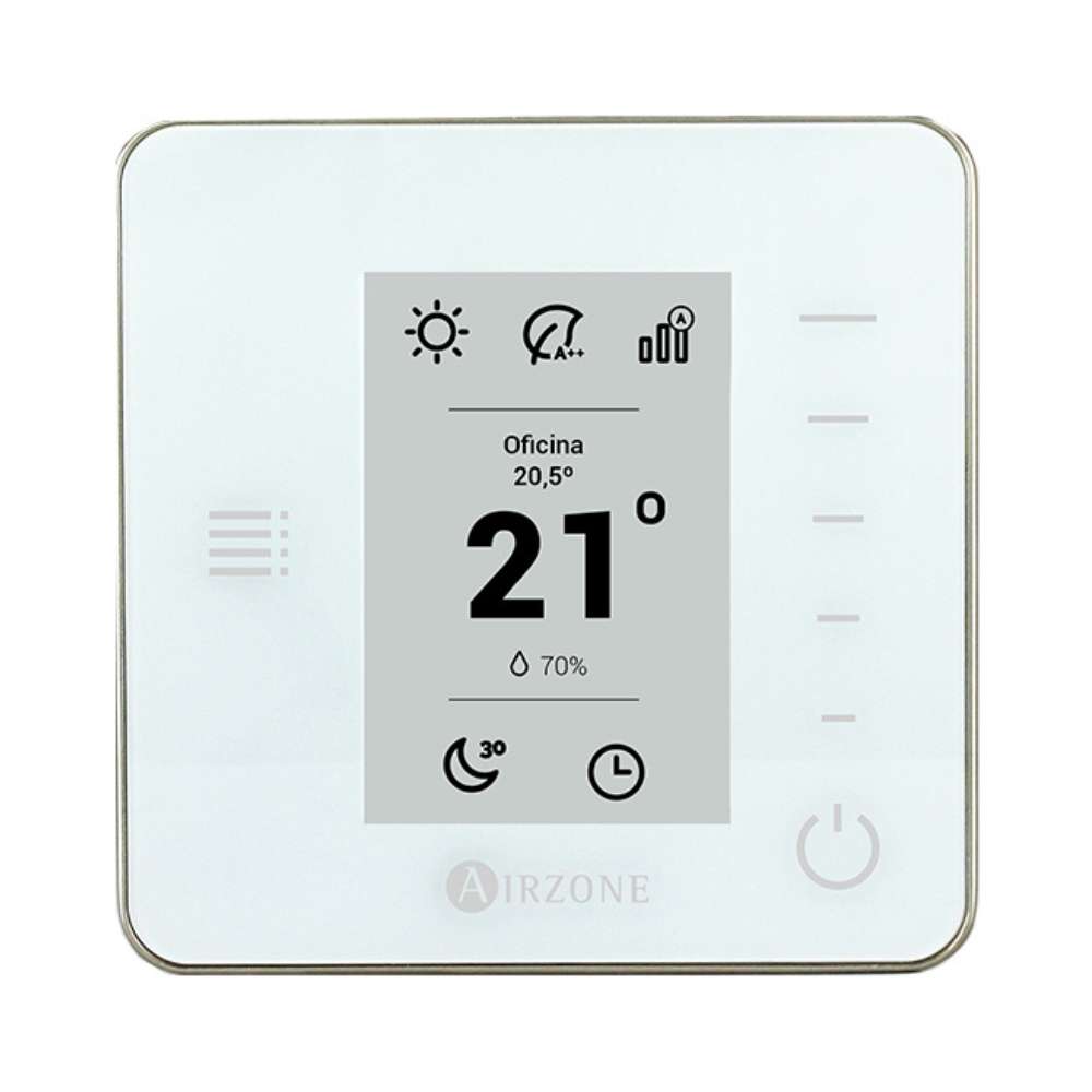Termostato radio monocromo Airzone THINK blanco con referencia AZCE6THINKRB de la marca AIRZONE