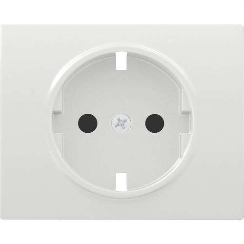 Tapa de enchufe schuko con prptección niños blanco Iris con referencia 18732 de la marca BJC