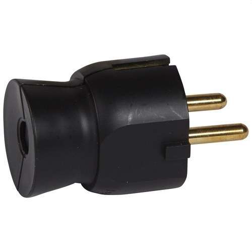 Clavilla 2P+T 16A S/RECTA NEGRA amb referència 050177 de la marca LEGRAND