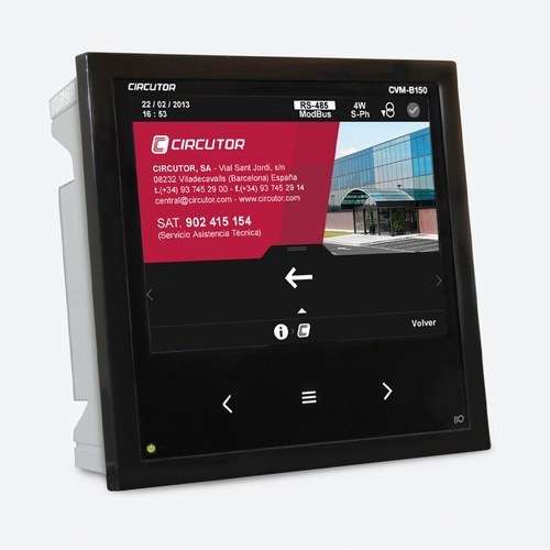 Analitzador de xarxes trifàsic panell display a color CVM-B150-ITF-485-ICT2 amb referència M56111. de la marca CIRCUTOR