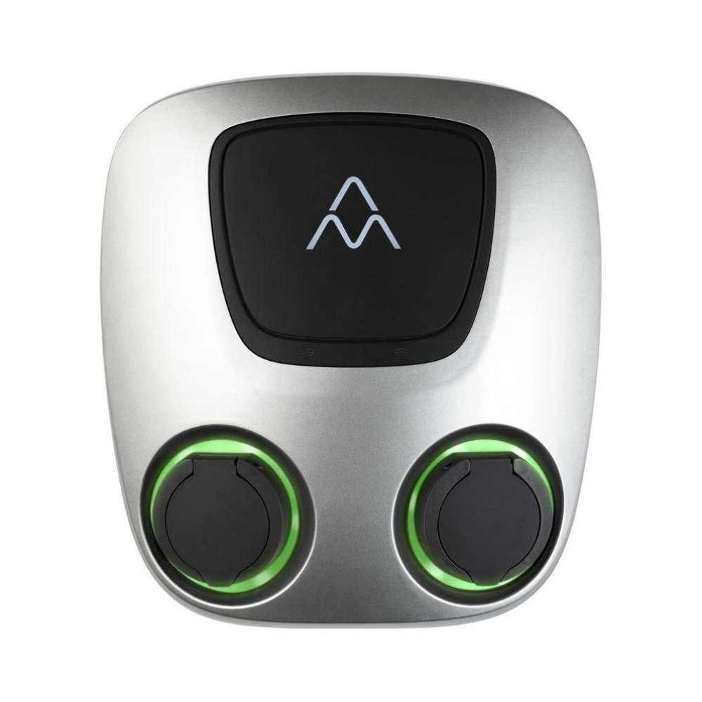 Carregador de cotxe elèctric doble amb wifi 2 x 22 kW Charge Amps Aura Twin Socket amb referència 130909 de la marca CHARGE AMPS