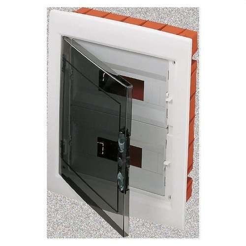 Quadre de distribució d'encastar amb porta fumada 24 mòduls (12x2) amb referència GW40606 de la marca GEWISS