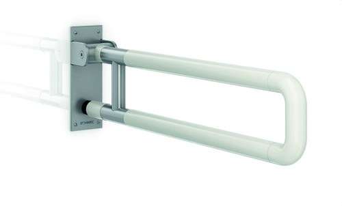 Barra de suport abatible 700 mm acabat niló amb base inox amb referència GW11 30 09 00 de la marca GENWEC