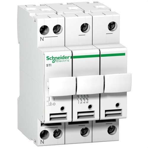 Portafusibles seccionador STI 3P+N 400V con referencia A9N15657 de la marca SCHNEIDER ELECTRIC