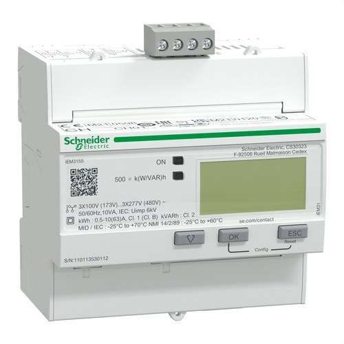 Mesurador d'energia iem3155 63 a classe 1 modbus MID amb referència A9MEM3155 de la marca SCHNEIDER ELECTRIC