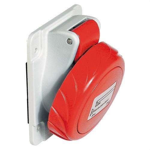 Base d'encastar inclinada de 63A 3P+N +TT 380-415V IP67 amb referència 81283 de la marca SCHNEIDER ELECTRIC