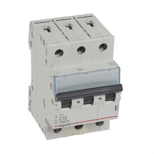 Magnetotèrmic TX3 3P 10A Corba C Corba C 6kA amb referència 403615 de la marca LEGRAND