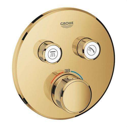 Termostato empotrado con 2 llaves Grohtherm SmartControl oro con referencia 29119GL0 de la marca GROHE