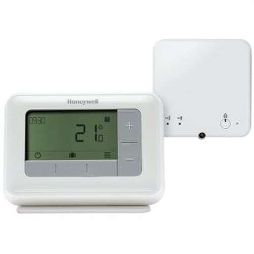 Cronotermostato inalámbrico Honeywell T4R con soporte de sobre mesa con referencia Y4H910RF4005 de la marca RESIDEO