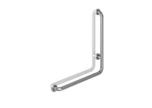 Barra de suport d'angle de 90º 600x600mm inox satinada amb referència GW11 17 04 01 de la marca GENWEC