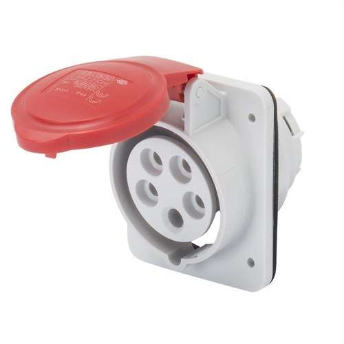 Base fixa d’encastar a 10º IP44 3P+N+T 32A 400V amb referència GW62221H de la marca GEWISS