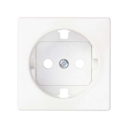 Tapa con dispositivo de seguridad para base de enchufe schuko blanco mate Simon 82 Concept con referencia 8200041-090 de la marca SIMON
