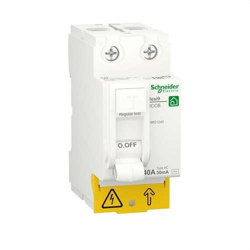 Diferencial RESI9 2P 40A 30mA Clase AC con referencia R9R51240 de la marca SCHNEIDER ELECTRIC