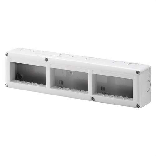 Caixa de superfície per a mecanismes SYSTEM 12 mòduls amb referència GW27007 de la marca GEWISS
