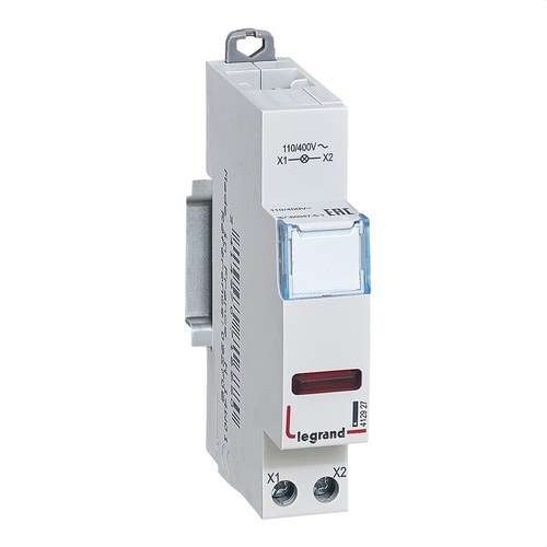 Indicador pilot lluminós LED vermell amb referència 412927 de la marca LEGRAND