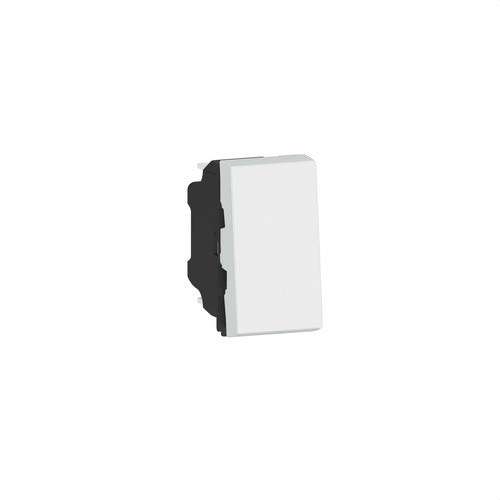 Interruptor Legrand Mosaic EasyLed 1 mòdul 1 via 10AX 250V blanc amb referència 077000L de la marca LEGRAND