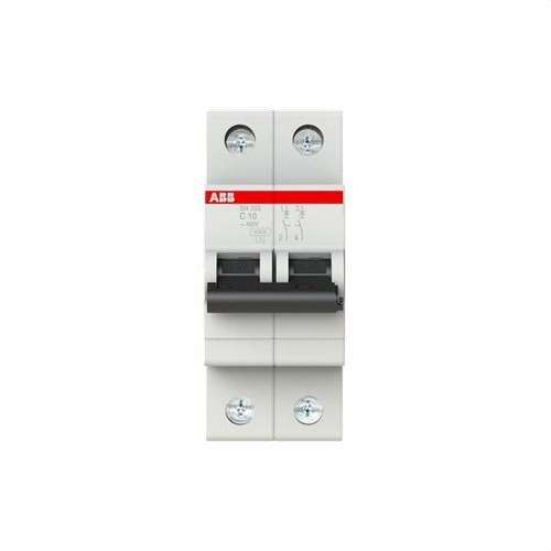 Magnetotérmico SH202-C10 2P 10A Curva C Curva C 6kA con referencia 2CDS212001R0104 de la marca ABB