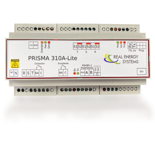 Regulador de potència d'autoconsum per a petites instal·lacions PRISMA-310ALITE amb referència PRISMA-310ALITE de la marca REAL ENERGY SYSTEMS