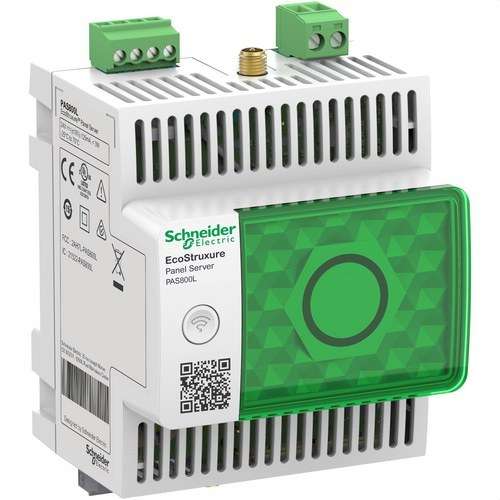 EcoStruxure Panel Server Advanced registrador de dades, concentrador sense fil i passarel·la Modbus a 24V DC amb referència PAS800L de la marca SCHNEIDER ELECTRIC