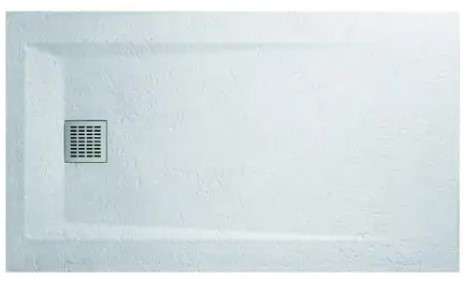 Plato de ducha de pizarra blanco 160x80cm con referencia 53013692 de la marca ACQUABELLA