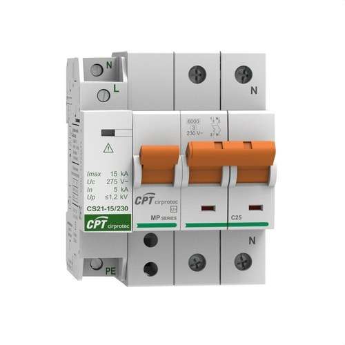 Protector de sobretensions permanents IGA 1P+N 40A amb referència 77706397C de la marca CIRPROTEC