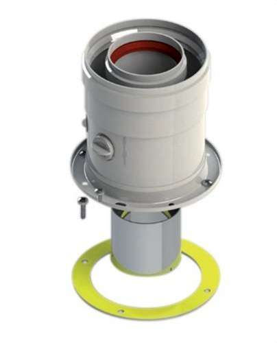 Sortida coaxial vertical compatible amb Cointra 60/100 alumini blanc amb referència 610CVUP1 de la marca FIG