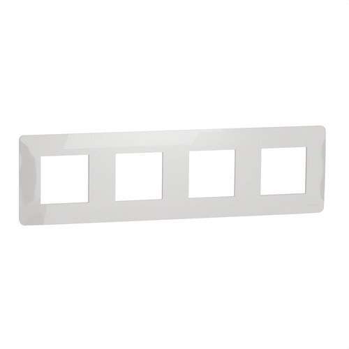 Marc de 4 elements blanc polar New Unica Studio amb referència NU200818 de la marca SCHNEIDER ELECTRIC