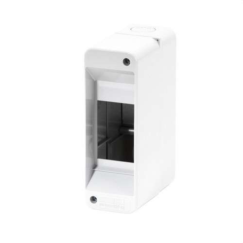 Caja de distribución de superfície sin puerta 2 módulos con referencia GW40022 de la marca GEWISS