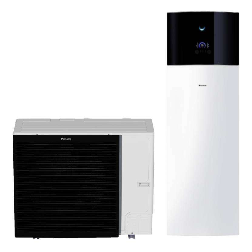 Conjunt aerotèrmia Daikin Altherma 3 Bibloc 16 kW 230 litres amb referència EBVX16S23D6VERLA16DV37 de la marca DAIKIN