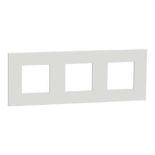 Marc de 3 elements blanc New Unica Deco amb referència NU600618 de la marca SCHNEIDER ELECTRIC