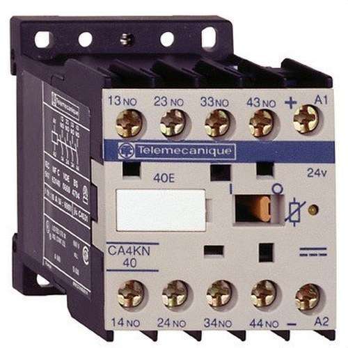 Minicontactor auxiliar 3 NA+1 NC 24V CC B/-C amb referència CA4KN31BW3 de la marca SCHNEIDER ELECTRIC