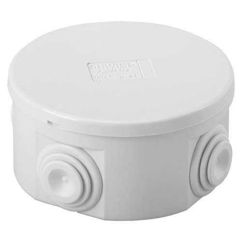Caja de derivación con tapa baja a presión diámetro 80x40mm con referencia GW44002 de la marca GEWISS