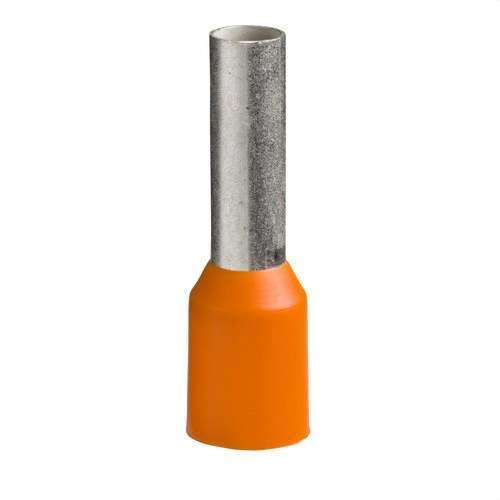 Extrem de cable aïllat sense aïllament 4mm2 taronja amb referència DZ5CE042 de la marca SCHNEIDER ELECTRIC
