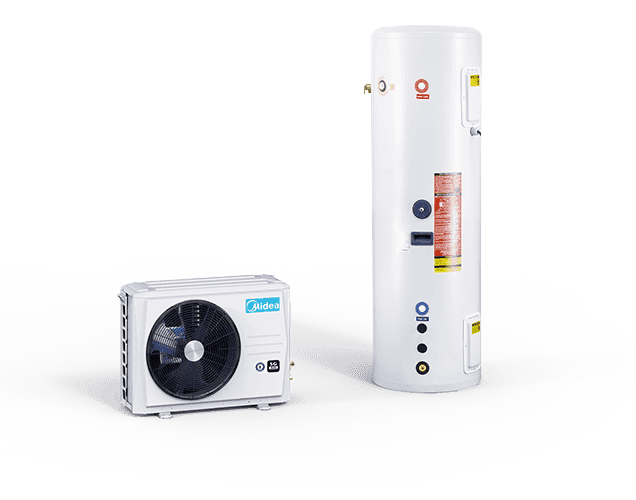Bomba de calor para ACS Midea Combo Split de 300 litros con referencia COMBOSPLIT300 de la marca MIDEA