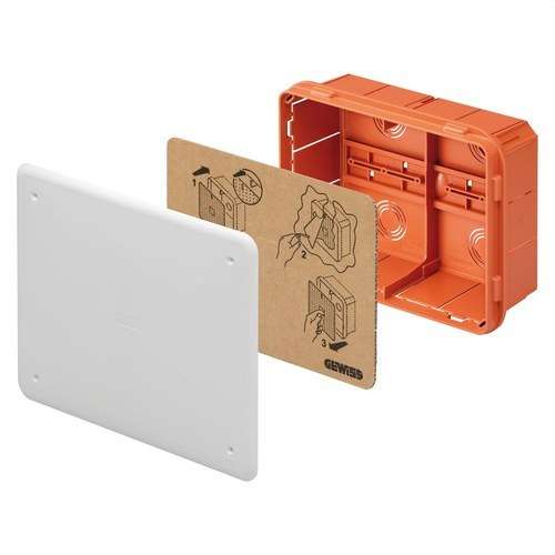 Caja de derivación y conexión con carriles DIN 48PT 196x152x75mm con referencia GW48006 de la marca GEWISS