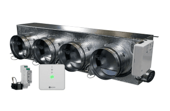 Plenum motoritzat Airzone Easyzone 25 Wi-Fi Standard + VMC AZC25MELST01S4 per a Mitsubishi Electric – 4 sortides Ø200 mm (baixa capacitat) amb referència AZC25MELST01S4 de la marca AIRZONE