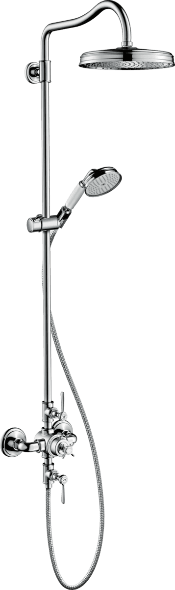 Conjunto de ducha termostática 240 AXOR Montreux cromo con referencia 16572000 de la marca HANSGROHE