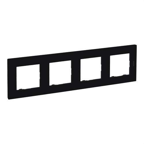 Marc embelleidor de 4 elements negre mat Niloé Step amb referència 864574 de la marca LEGRAND