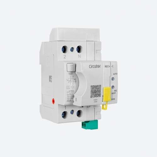 Interruptor diferencial amb rearmament automàtic Circutor REC4-C 2P 63 30 amb referència P27A23. de la marca CIRCUTOR