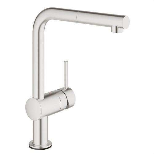 Aixeta de cuina monocomandament electrònica de 1/2" Minta Touch crom amb referència 31360DC1 de la marca GROHE