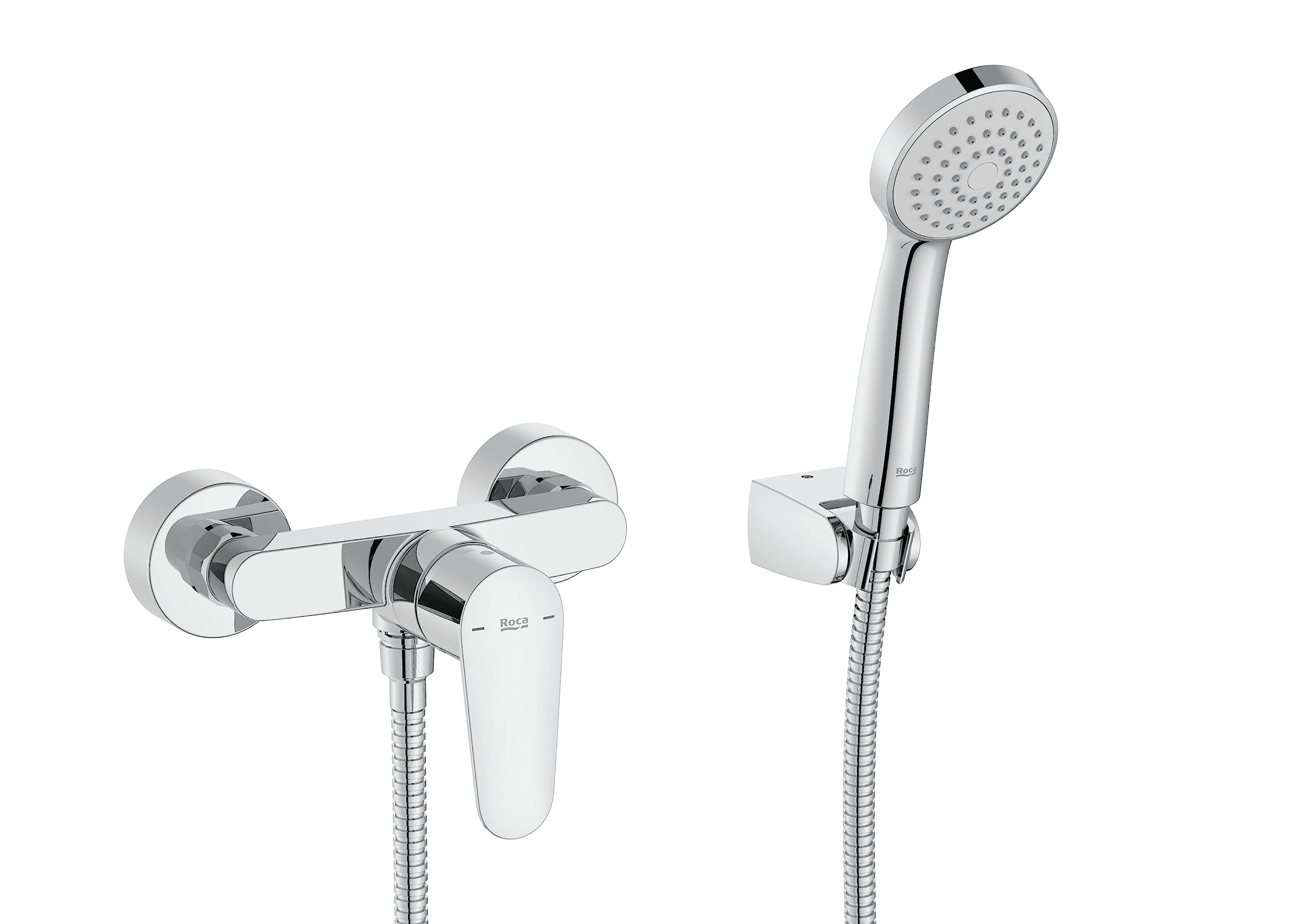 Conjunto de ducha monomando Roca Victoria Plus con referencia A5A204FC00 de la marca ROCA
