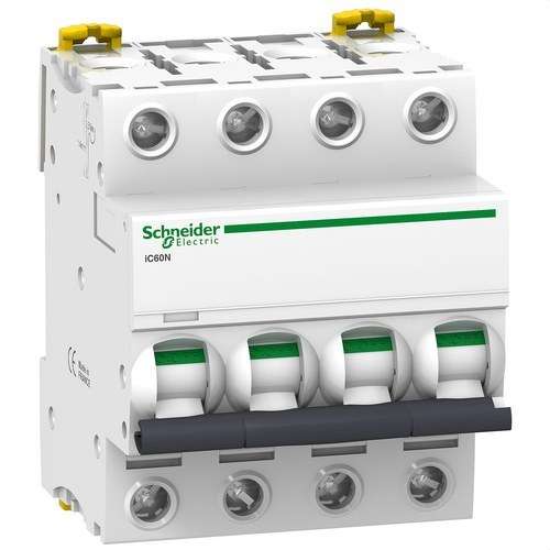 Magnetotèrmic IC60N 4P 6A Corba C amb referència A9F79406 de la marca SCHNEIDER ELECTRIC