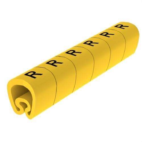 Señalizadores precortados amarillos Ø18 PVC plastificados con referencia 1813-R de la marca UNEX