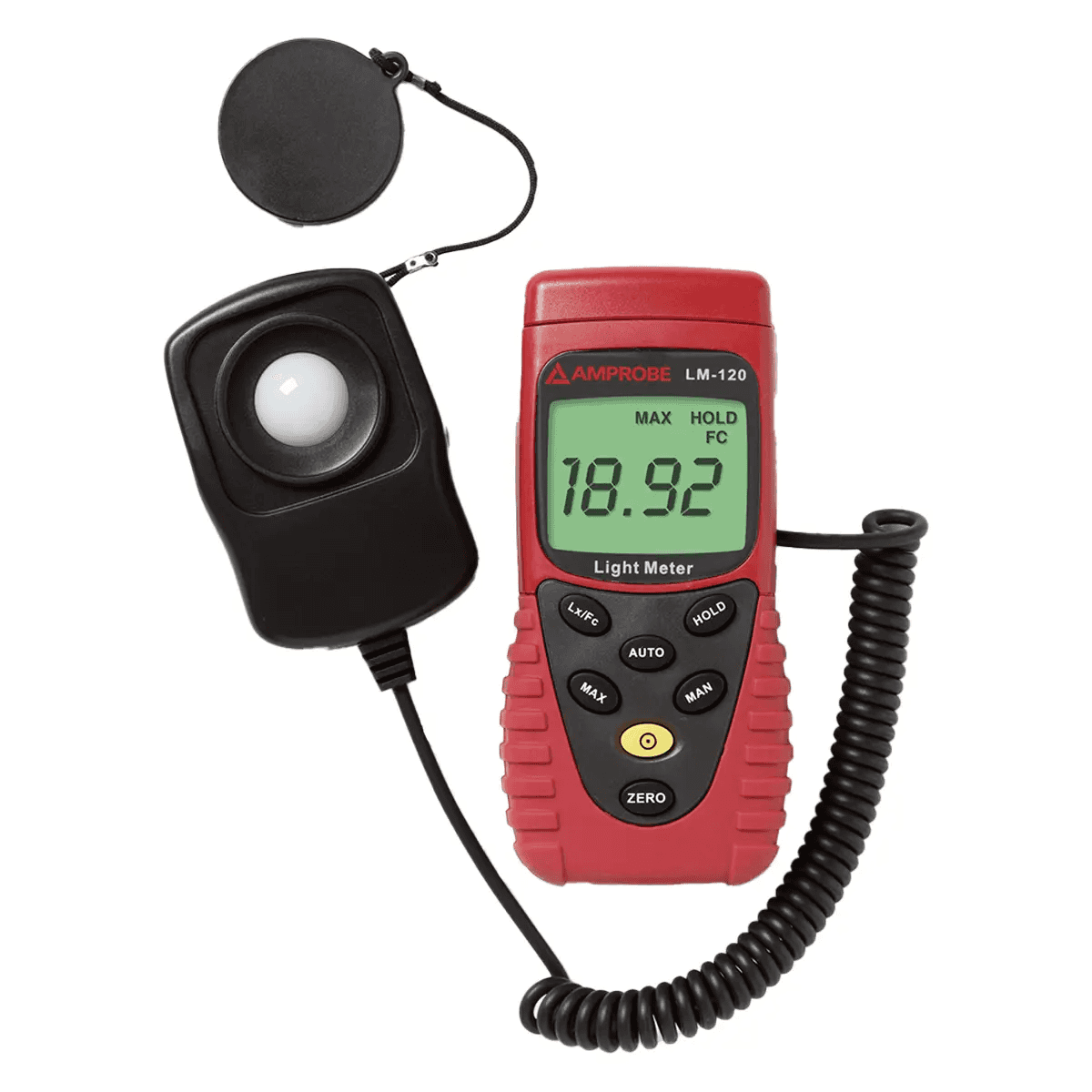 Luxómetro digital de rango automático y manual Fluke LM-120 con referencia 3052353 de la marca FLUKE